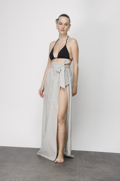Draped Cover-Up Beach Skirt