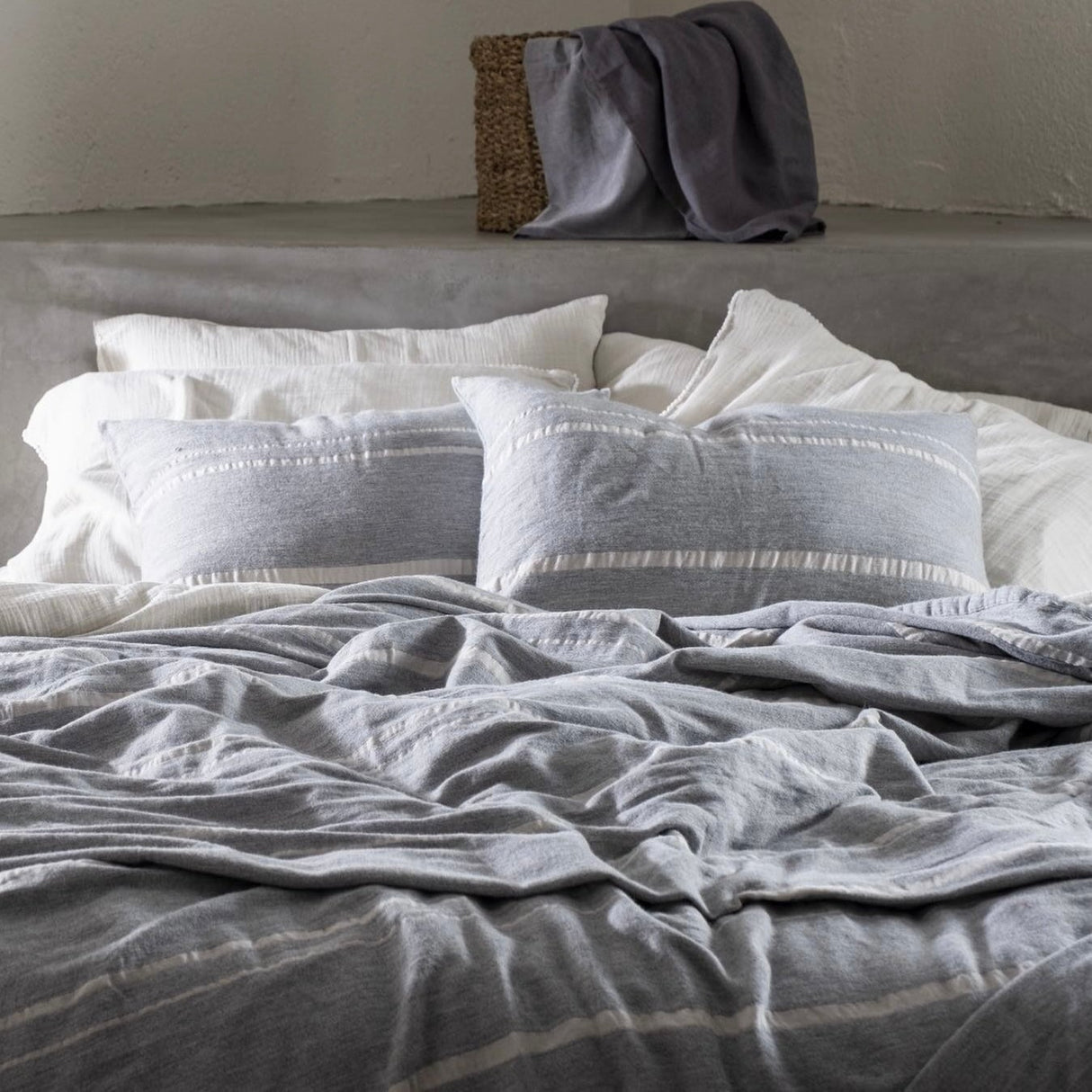 Eliza Turkish Wool and Cotton Blanket