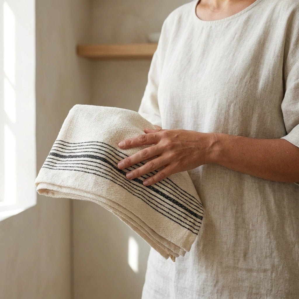 Silvia Cotton Bamboo Lightweight Woven Turkish Towel