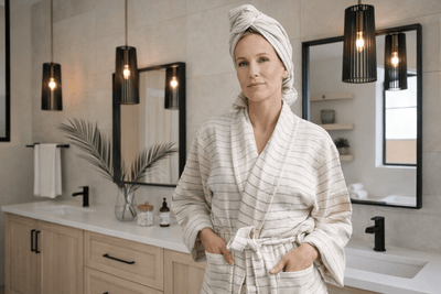 Deniz 100% Cotton Hair Towel
