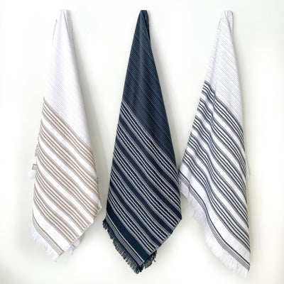 Nadine Terry-Sided 100% Cotton Turkish Towel