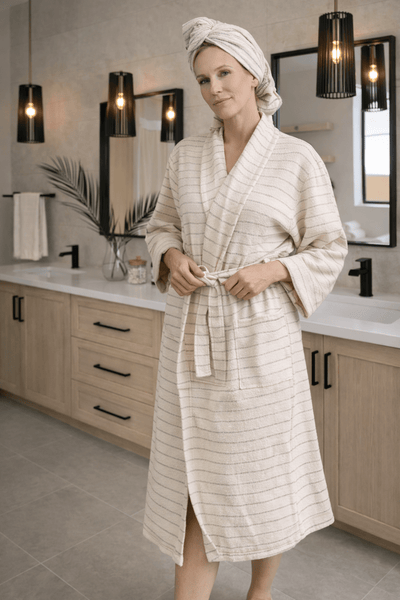 Deniz Unisex Cotton Bathrobe