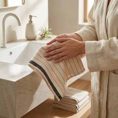 Silvia Cotton Bamboo Lightweight Woven Turkish Towel