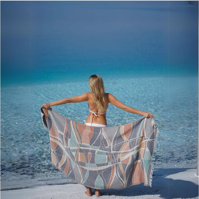 Urla 100% Cotton Turkish Beach Towels and Blankets