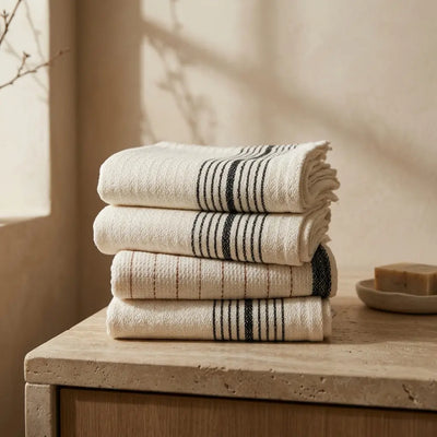 Silvia Cotton Bamboo Lightweight Woven Turkish Towel