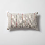 Bed Runner and 6 Pieces White and Beige Pillow Set