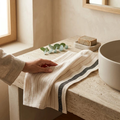 Silvia Cotton Bamboo Lightweight Woven Turkish Towel