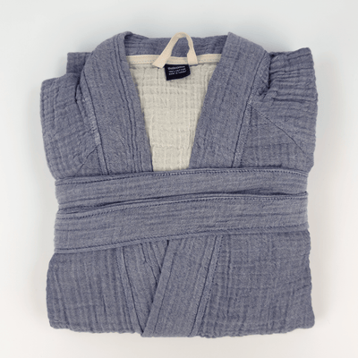 Joy 4- Layered Kimono Robe - 100% Turkish Cotton