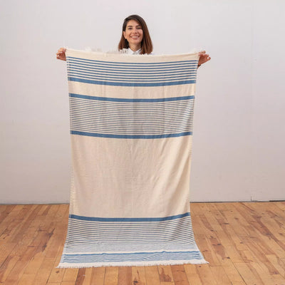 Andrea Quick Drying Cotton Turkish Beach Towels