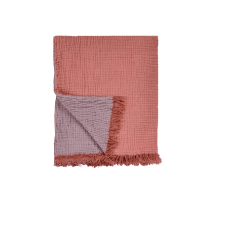 Joy |  Four Layered Crinkle Muslin Bed Cover