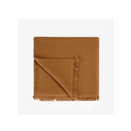 Joy |  Four Layered Crinkle Muslin Bed Cover