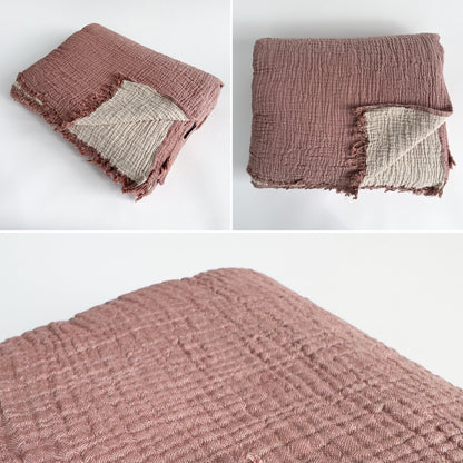Joy 4 Layered Crinkle in Queen and Throw Size