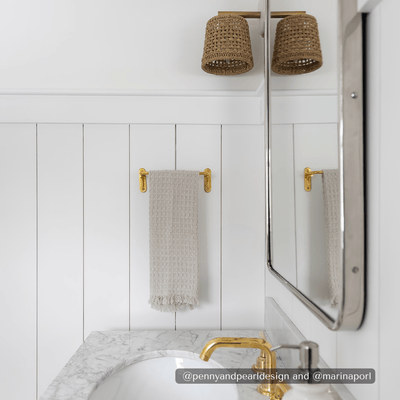 Heena Waffle Weave 100% Turkish Cotton Towel