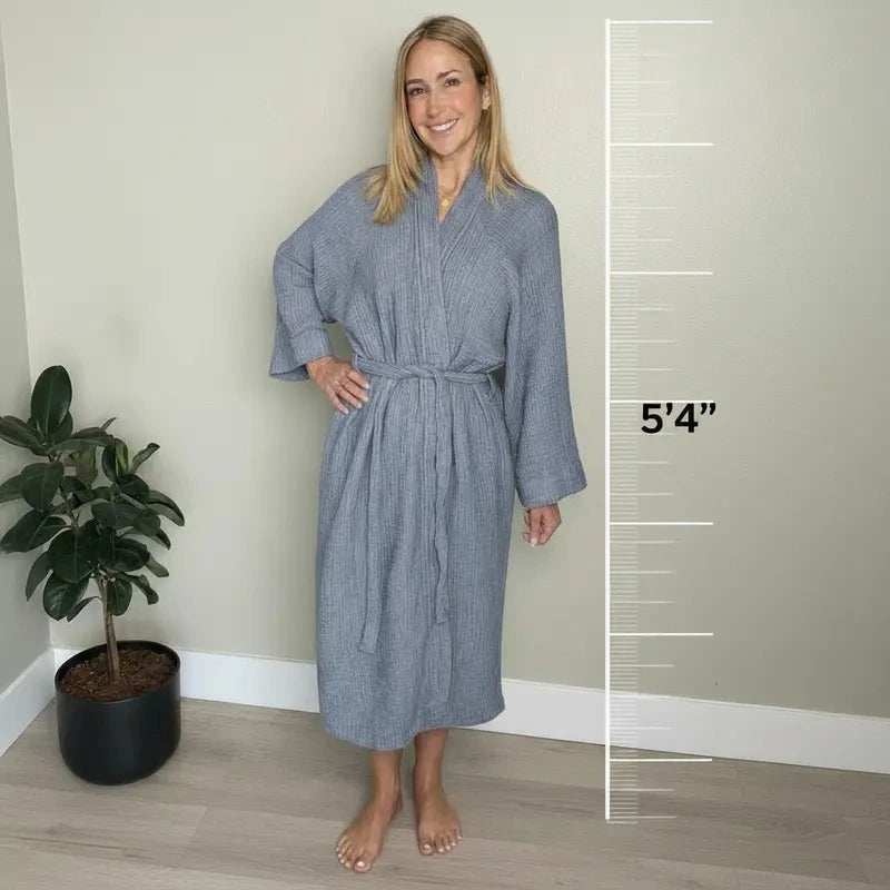 Joy Kimono Robe | 4-Layer Muslin Cotton | One size fits most