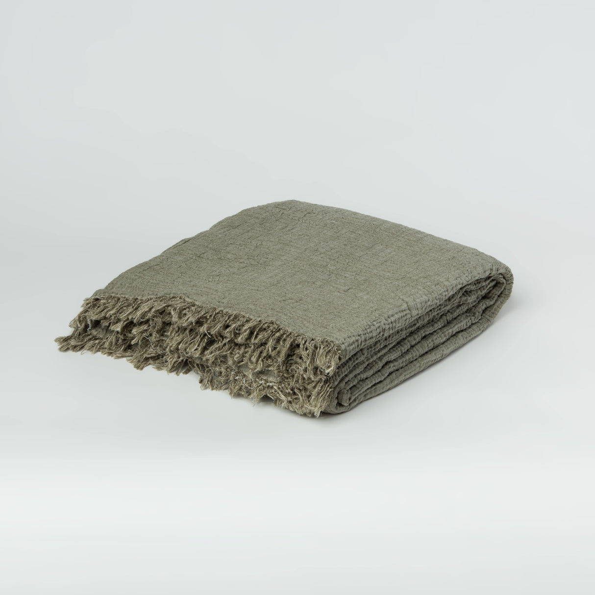 Joy |  Four Layered Crinkle Muslin Bed Cover
