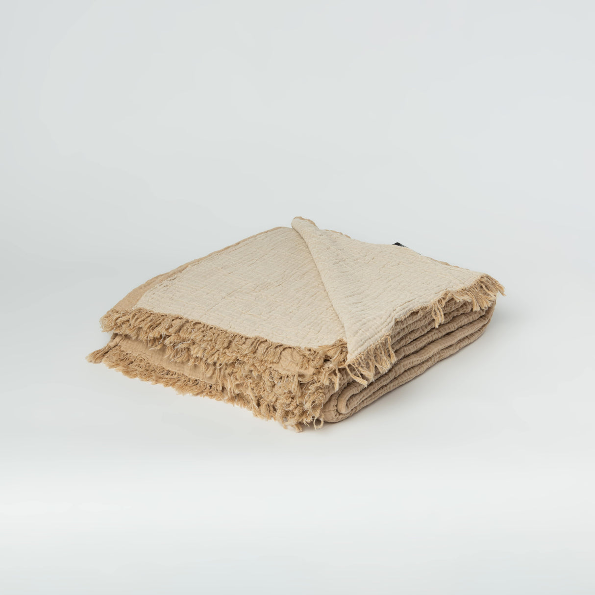 Joy |  Four Layered Crinkle Muslin Bed Cover