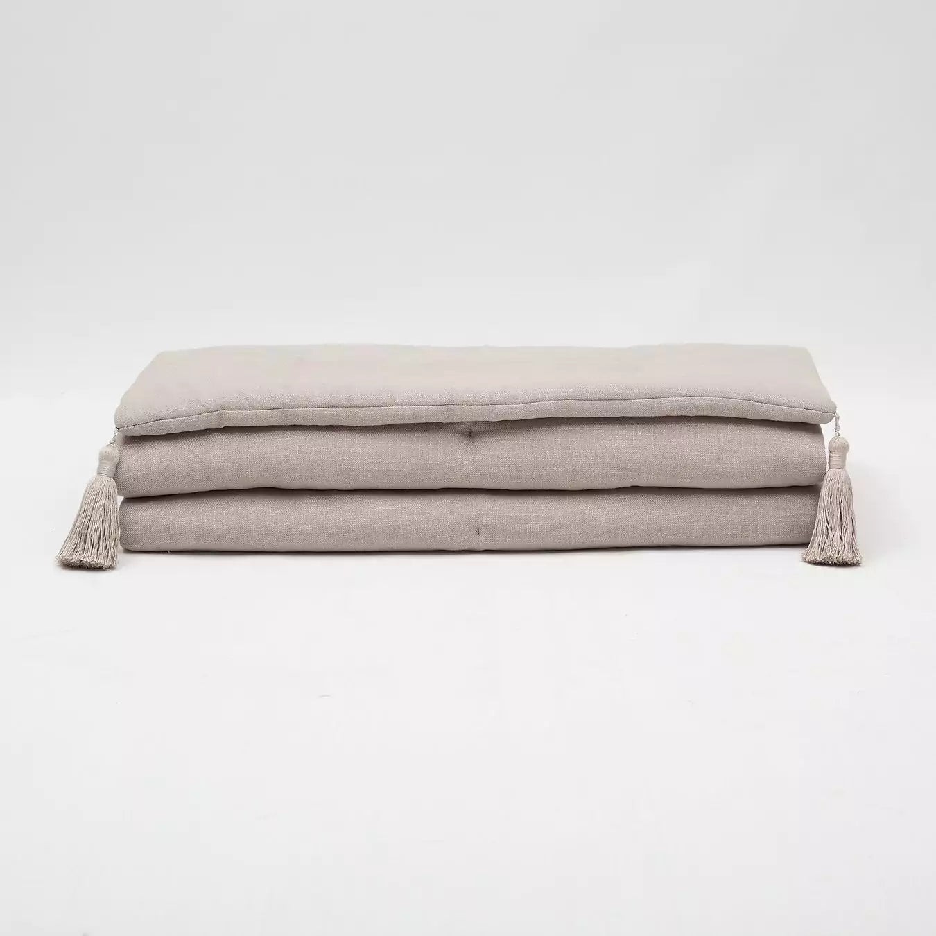 100% Linen Tasseled Bed Runner