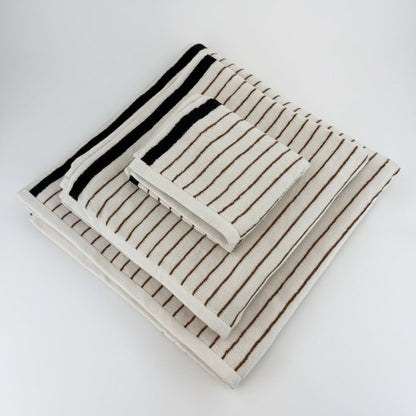 Melika Turkish Cotton Striped Terry Towel