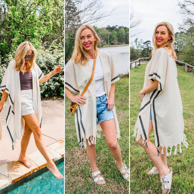 Silvia & Zebrine Beach Kimonos