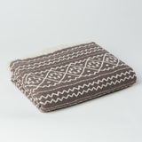 Moon | Geometric Motif Throw Blanket