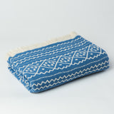 Moon | Geometric Motif Throw Blanket