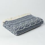 Moon | Geometric Motif Throw Blanket