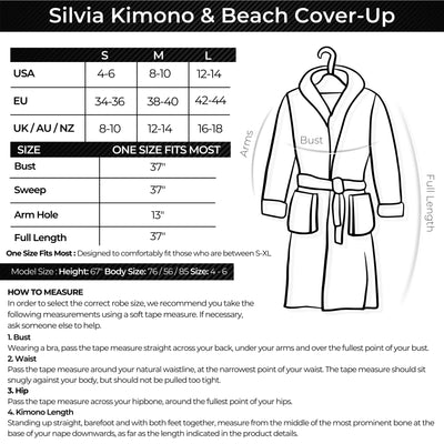 Silvia & Zebrine Beach Kimonos