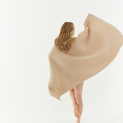 Olivia Waffle Bath Towels