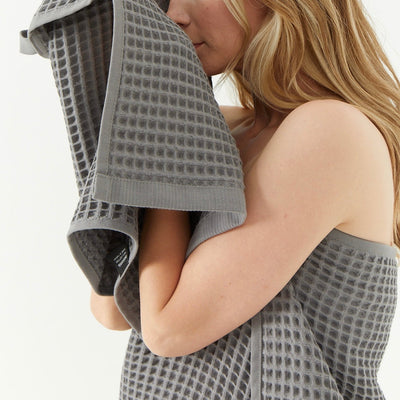 Olivia Waffle Bath Towels