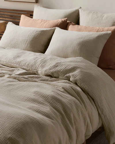 Crinkle Cotton Sham Set - Standard