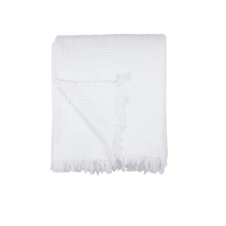 Joy |  Four Layered Crinkle Muslin Bed Cover