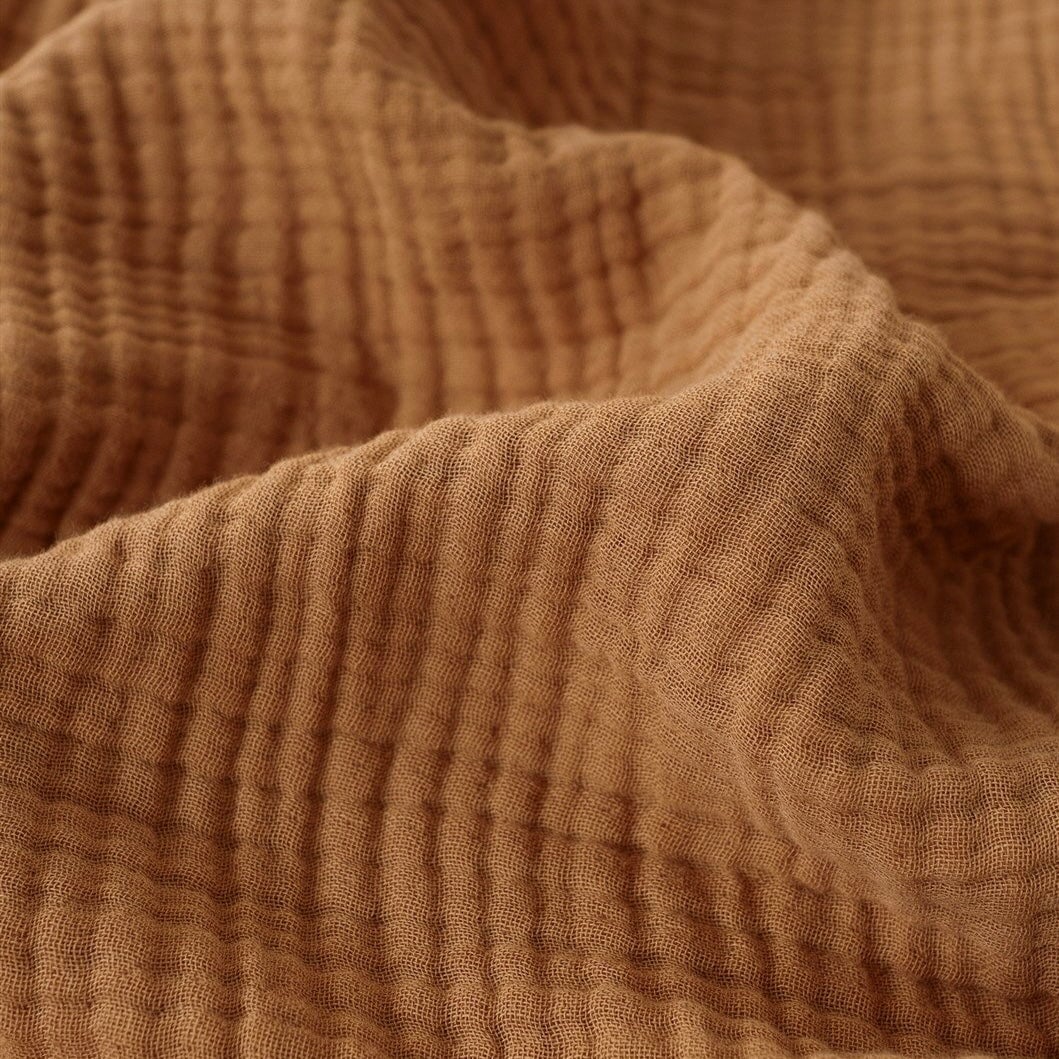 Joy |  Four Layered Crinkle Muslin Bed Cover