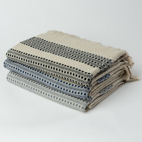 Farida | Linen and Turkish Cotton Throw Blanket