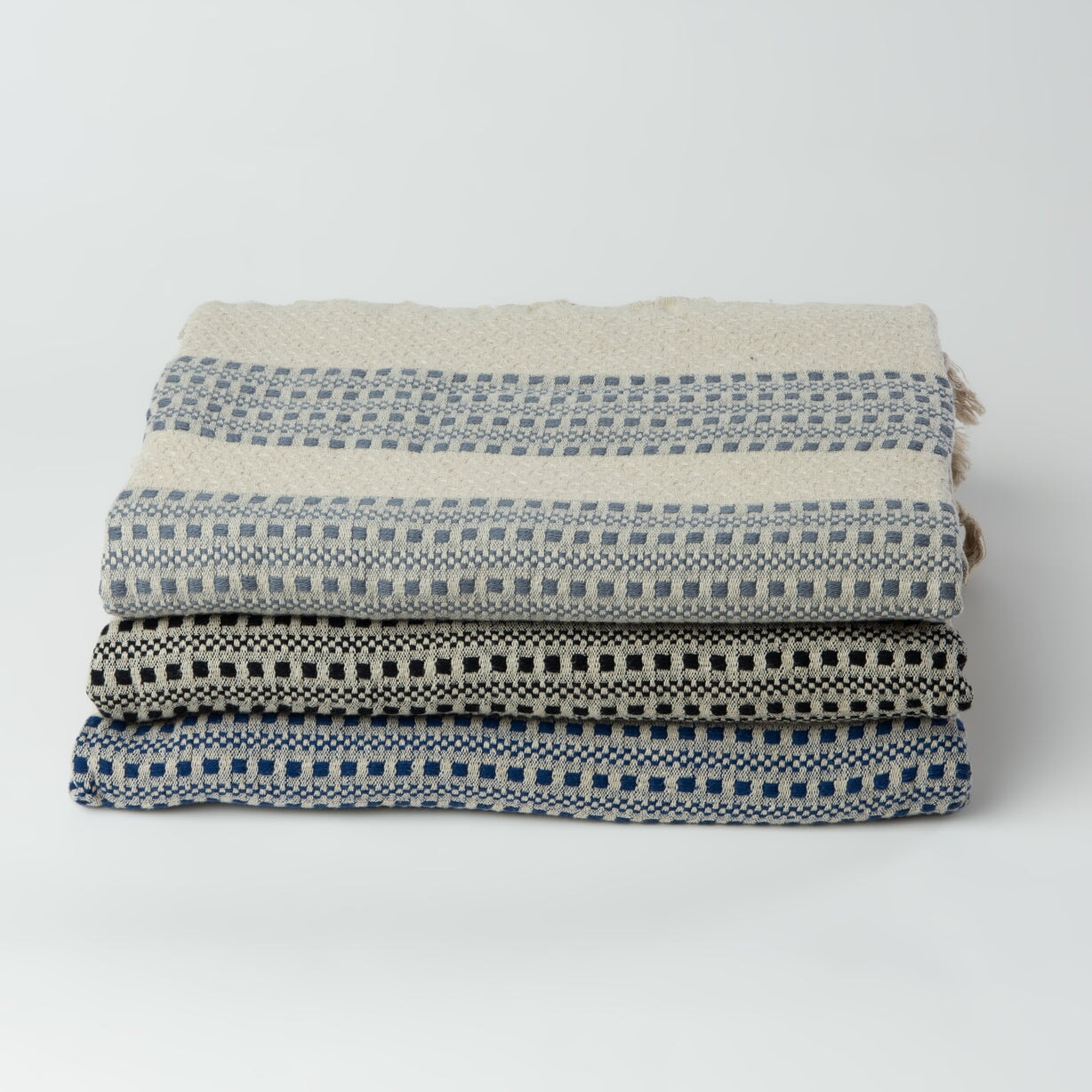 Farida | Linen and Turkish Cotton Throw Blanket