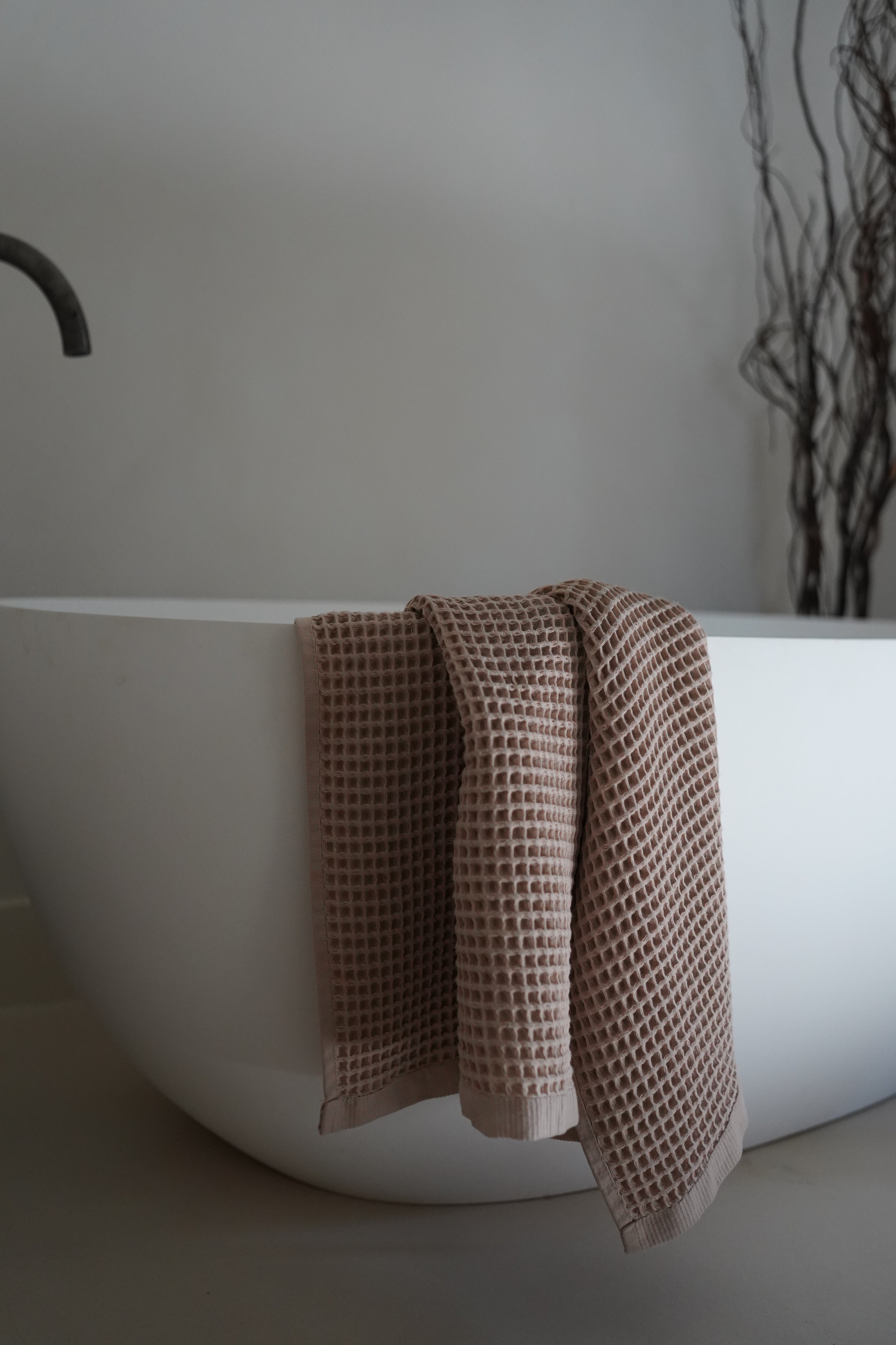 Olivia Waffle Bath Towels