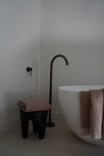 Olivia Waffle Bath Towels