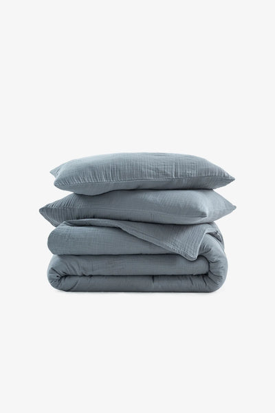 Crinkle Cotton Sham Set - Standard