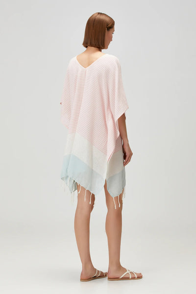Striped Beach Cover Up