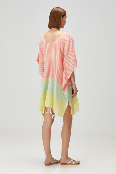Striped Beach Cover Up