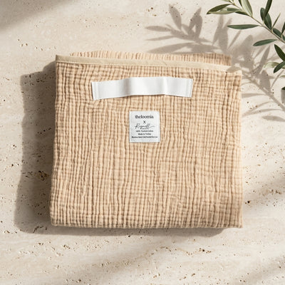 Joy Hair Towel | 100% 4 Layer Muslin Cotton