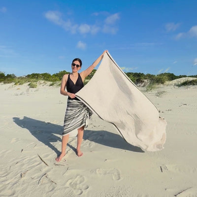 Silvia 100% Cotton Lightweight Woven Turkish Towel