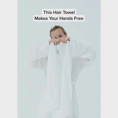 The Raftyn Waffle Weave Hair Towel