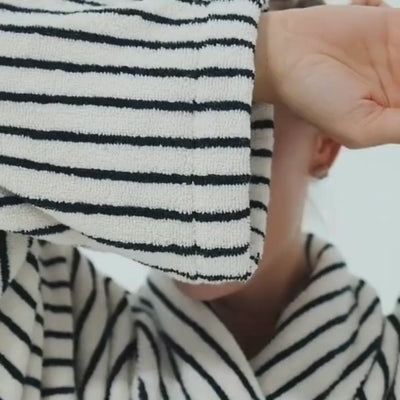 Melika Unisex Striped Robe