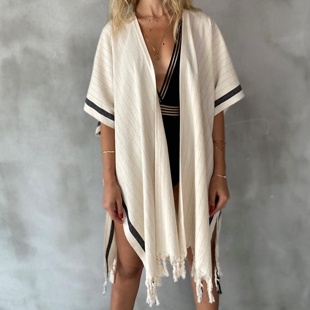 SILVIA KIMONO AND BEACH COVER UP - The Loomia