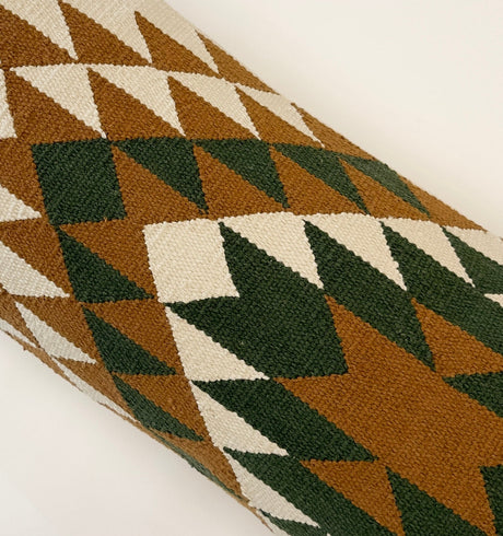 Vasarely Long Lumbar Handwoven Pillow