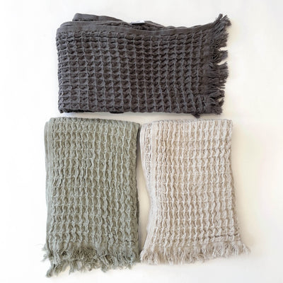 Heena Waffle Weave 100% Turkish Cotton Towel