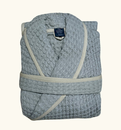 Heena Waffle Weave Unisex Bathrobe