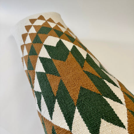Vasarely Long Lumbar Handwoven Pillow