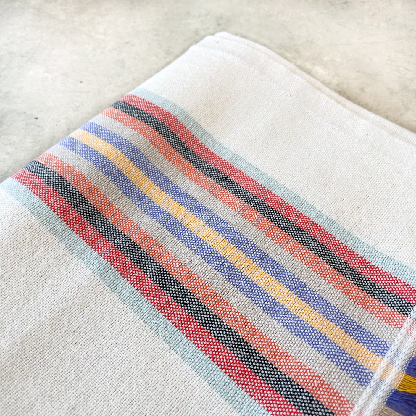 The Dazzling Deniz No.1 Handwoven Turkish Towel - The Loomia