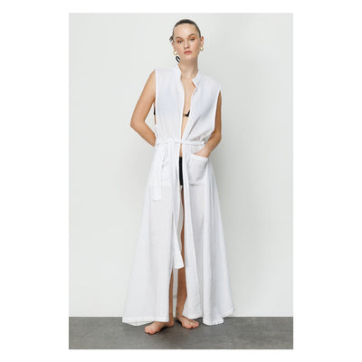 Manuela Sleeveless Kimono and Beach Cover Up